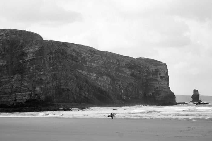 Akustikbild Bucht mit Surfer