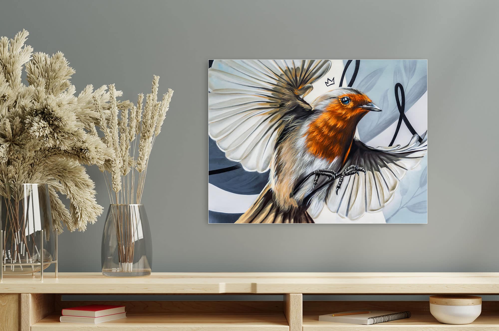 weiss-schallfrei-raumakustik-rotkehlchen-vogel-philip-walch-wohnzimmer-800×600